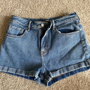 High Waisted Jean Shorts